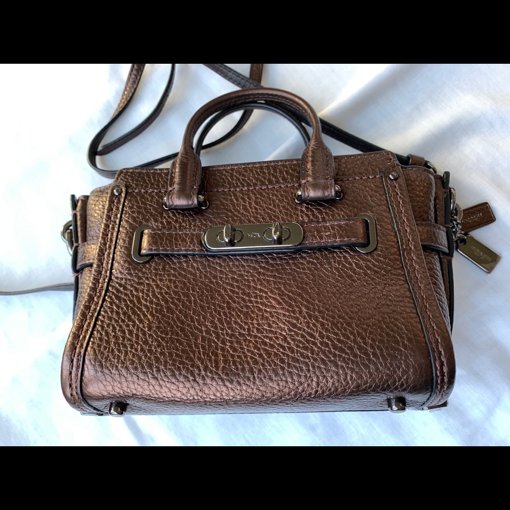 Coach Swagger mini leather crossbody bag